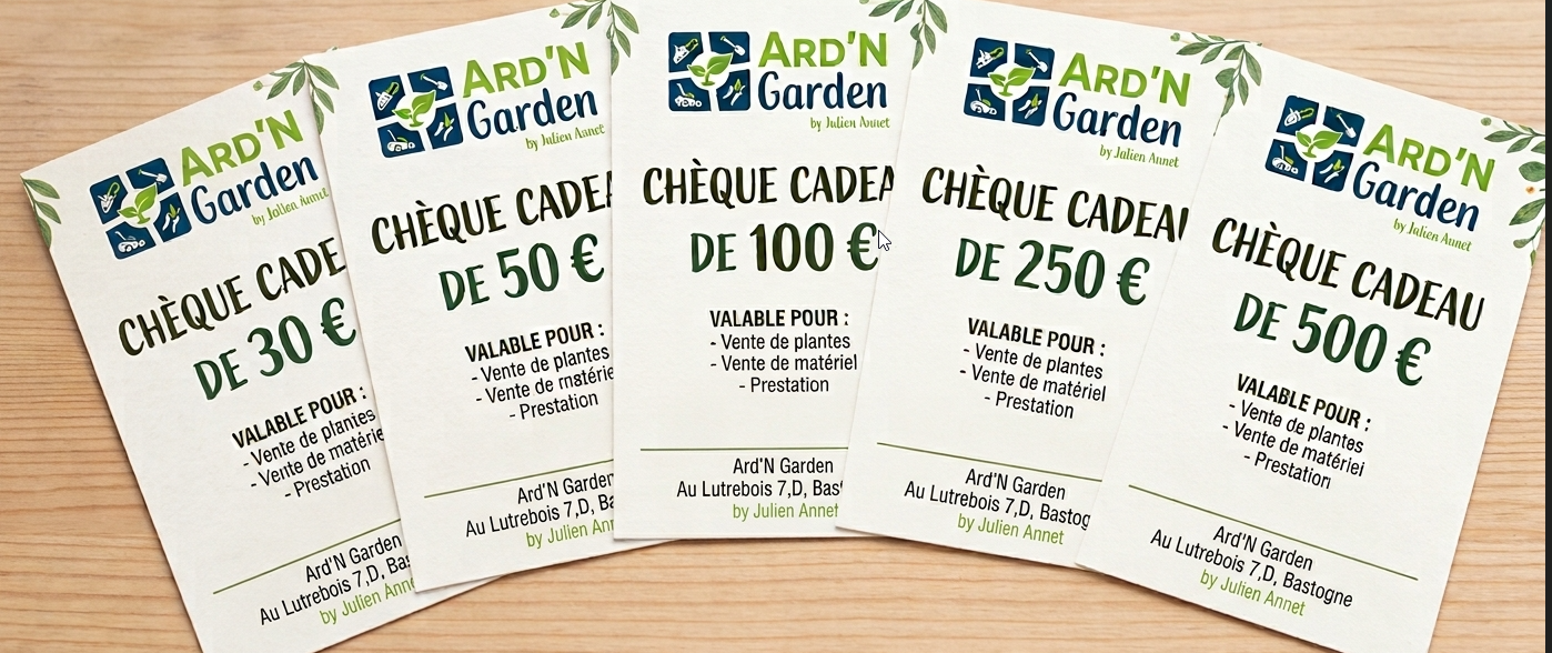 Chèques cadeaux Ard'n Garden Chèque cadeau – Image 1